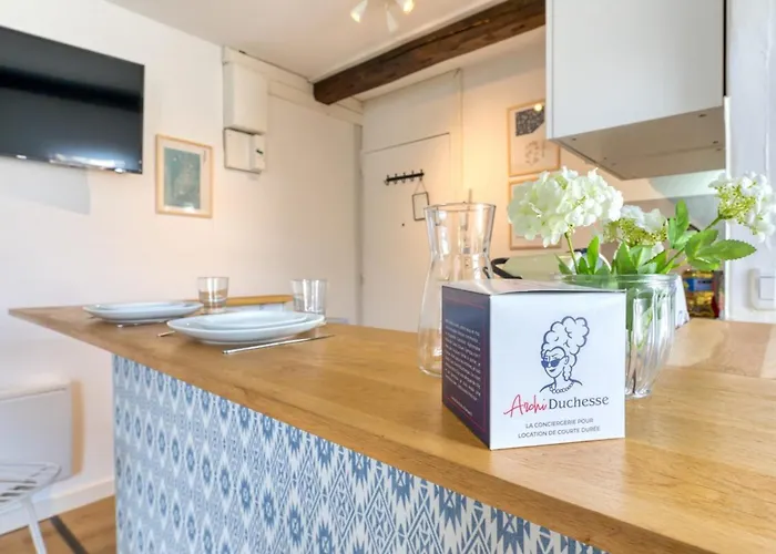 Elisabeth Confortable Avec Lit Double En Centre Rouen